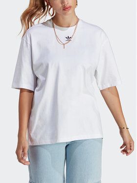 adidas Tričko Adicolor Essentials T-Shirt IA6461 Biela Loose Fit
