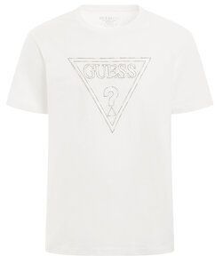 Guess Tričko Moisey M3RI15 K8FQ4 Biela Regular Fit