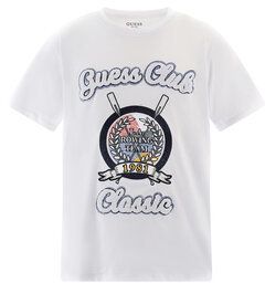 Guess Tričko Meir M3RI23 K8FQ4 Biela Regular Fit