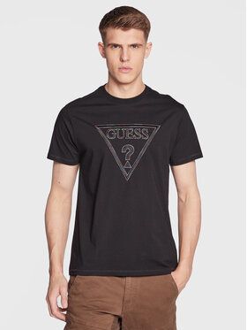 Guess Tričko Moisey M3RI15 K8FQ4 Čierna Regular Fit