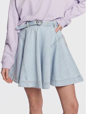 Pinko Džínsová sukňa 100579 A0MY Modrá Regular Fit