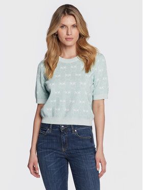 Pinko Blúzka Modesto 100215 A0IT Zelená Regular Fit