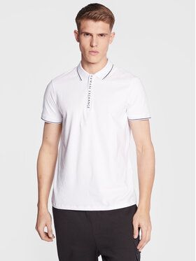 Armani Exchange Polokošeľa 8NZF71 ZJH2Z 1100 Biela Regular Fit
