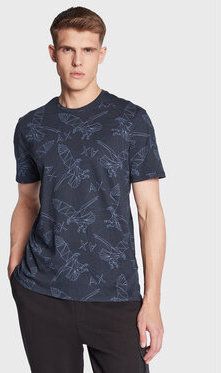 Armani Exchange Tričko 3RZTBP ZJ9TZ 55JA Tmavomodrá Regular Fit