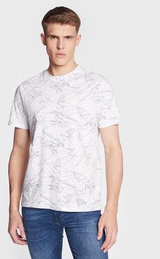 Armani Exchange Tričko 3RZTBP ZJ9TZ 01EK Biela Regular Fit