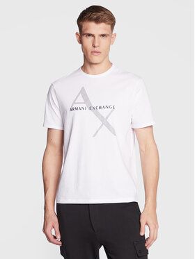 Armani Exchange Tričko 8NZT76 Z8H4Z 1100 Biela Regular Fit