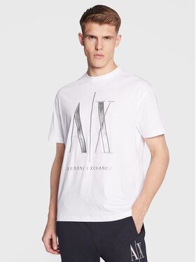 Armani Exchange Tričko 8NZTPQ ZJH4Z 1100 Biela Regular Fit