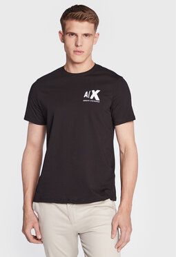 Armani Exchange Tričko 3RZTAF ZJGCZ 1200 Čierna Slim Fit