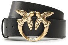 Pinko Dámsky opasok Love Berry H4 Belt PE 23 PLT01 100120 A0F1 Čierna