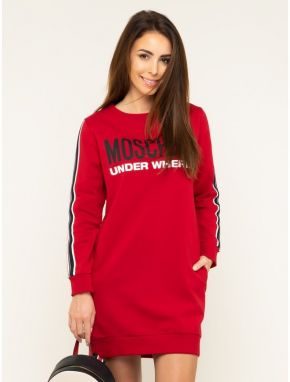Úpletové šaty Moschino Underwear & Swim