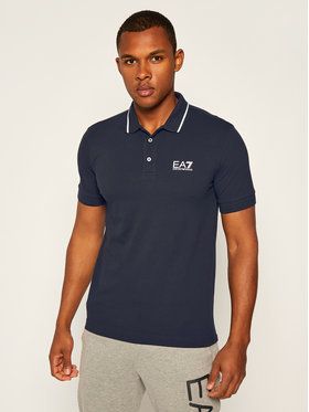 EA7 Emporio Armani Polokošeľa 8NPF06 PJ04Z 1578 Tmavomodrá Regular Fit