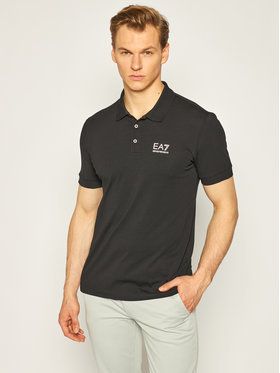 EA7 Emporio Armani Polokošeľa 8NPF04 PJM5Z 1200 Čierna Regular Fit