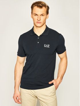 EA7 Emporio Armani Polokošeľa 8NPF04 PJM5Z 1578 Tmavomodrá Regular Fit