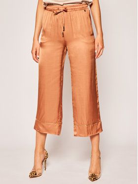 Liu Jo Culottes nohavice CA0222 T2393 Hnedá Loose Fit