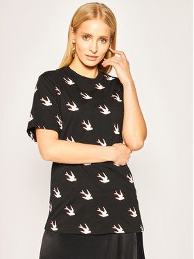 MCQ Alexander McQueen Tričko 583304 ROJ61 1000 Čierna Regular Fit