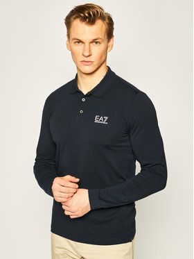 EA7 Emporio Armani Polokošeľa 8NPF05 PJM5Z 1578 Tmavomodrá Regular Fit