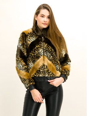 TwinSet Kožušina 192TT2401 Hnedá Regular Fit