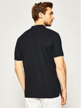 Calvin Klein Polokošeľa Refined Pique Chest K10K102964 Tmavomodrá Regular Fit