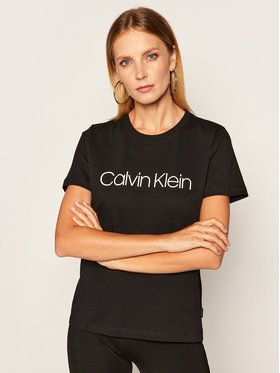 Calvin Klein Tričko Core Logo K20K202142 Čierna Regular Fit