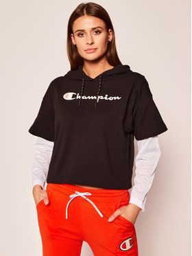 Champion Mikina 112890 Čierna Regular Fit