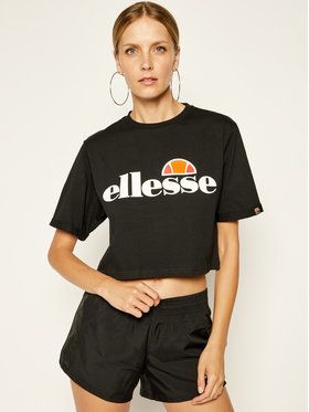 Ellesse Tričko Alberta Crop SGS04484 Čierna Regular Fit