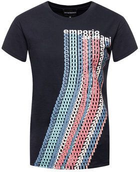 Emporio Armani Tričko 6G2T7V 2JSYZ 0927 Tmavomodrá Regular Fit