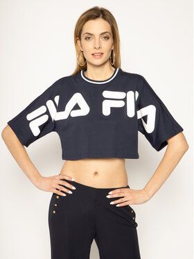 Fila Tričko Barr 687497 Tmavomodrá Cropped Fit