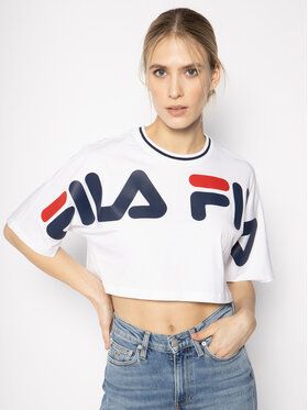 Fila Tričko Barr 687497 Biela Oversize