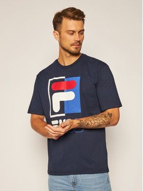 Fila Tričko Saku 687475 Tmavomodrá Regular Fit