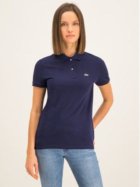 Lacoste Polokošeľa PF7839 Tmavomodrá Classic Fit