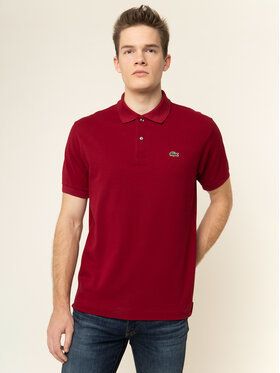 Lacoste Polokošeľa L1212 Bordová Classic Fit