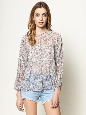 Pepe Jeans Blúzka Loren PL303584 Béžová Loose Fit