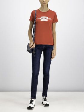 Pepe Jeans Tričko Agnes PL504151 Červená Regular Fit