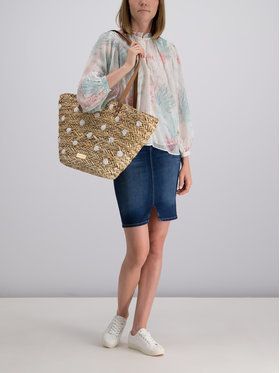Pepe Jeans Blúzka Yakim PL303429 Biela Regular Fit