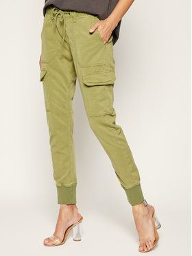 Pepe Jeans Bavlnené nohavice Crusade PL211262 Zelená Relaxed Fit