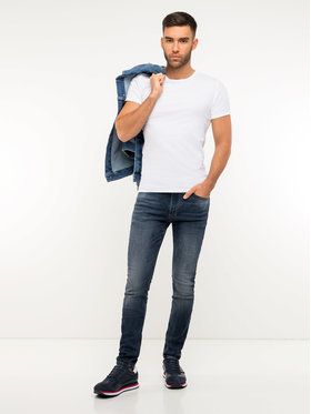 Tommy Hilfiger Súprava 3 tričiek Essential 2S87905187 Biela Regular Fit