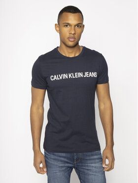 Calvin Klein Jeans Tričko Core Institutional Logo J30J307855 Tmavomodrá Regular Fit