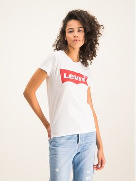 Levi's® Tričko The Perfect Graphic Tee 17369-0053 Biela Regular Fit