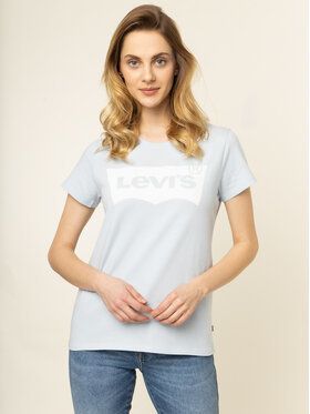 Levi's® Tričko The Perfect Graphic Tee 17369-0777 Modrá Regular Fit