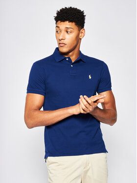 Polo Ralph Lauren Polokošeľa Core Replen 710795080 Tmavomodrá Slim Fit