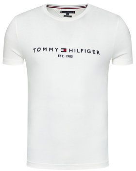 Tommy Hilfiger Tričko Core Logo Tee MW0MW11465 Biela Regular Fit