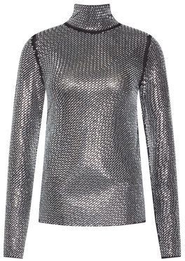 Pinko Blúzka Libeccio Al 20-21 PBK2 1B14WE Y673 Čierna Slim Fit