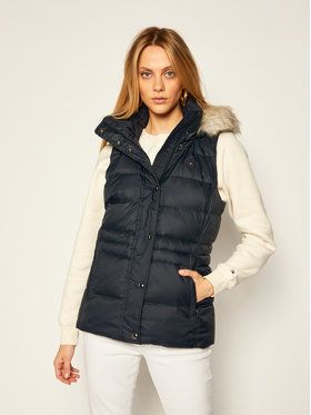 Tommy Hilfiger Vesta Ess Tyra WW0WW28609 Tmavomodrá Regular Fit