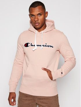 Champion Mikina Hooded 214718 Ružová Comfort Fit