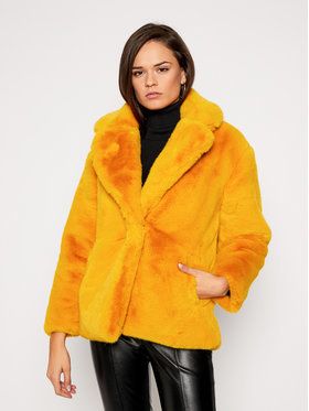 Desigual Kožušina Seren 20WWEWD3 Žltá Oversize