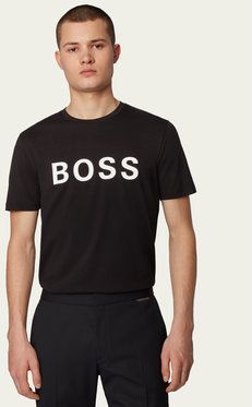 Boss Tričko Tiburt 171 Bb 50430889 Čierna Regular Fit