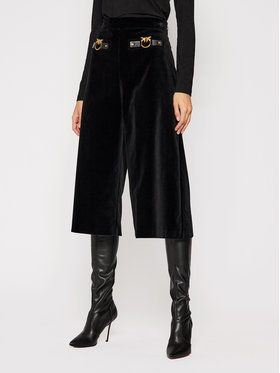 Pinko Culottes nohavice 20202 PBK2 1B14PH 8317 Čierna Regular Fit