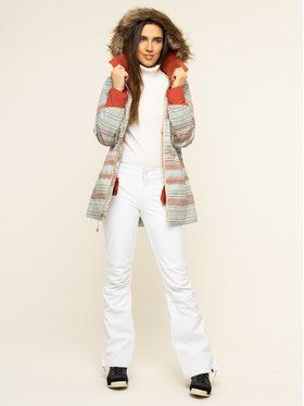 Burton Snowboardová bunda Lelah 20541101960 Zelená Slim Fit