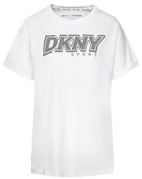 DKNY Sport Tričko DP0T7477 Biela Relaxed Fit