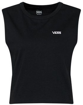 Vans Top Junior V Muscle Crop VN0A4DNG Čierna Cropped Fit